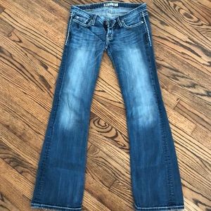Boot cut denim jeans